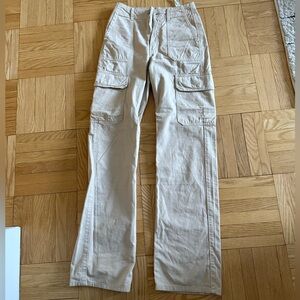 Zara Women’s Beige Cargo Pants